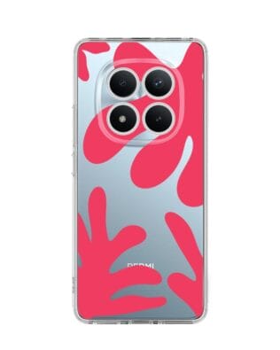 Etui do Xiaomi Redmi Note 15 4G przeźroczyste, silikonowe Flexi, Summer Patterns, liście kwiatów