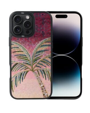 Etui do iPhone 14 Pro IBIZU DropGuard Matt z MagSafe, Modern Classics, Kalabryjska palma