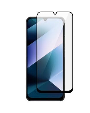 Szklana folia z powłoką ceramiczną na cały ekran 5D z czarną ramką do Xiaomi POCO C85