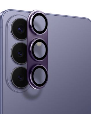 Metalowa osłona na cały aparat z wbudowanymi szkłami do Samsung Galaxy S26, fioletowa