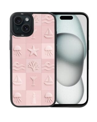 Etui do iPhone 15 Plus IBIZU DropGuard Matt z MagSafe, Amalfi, Koralowy klub