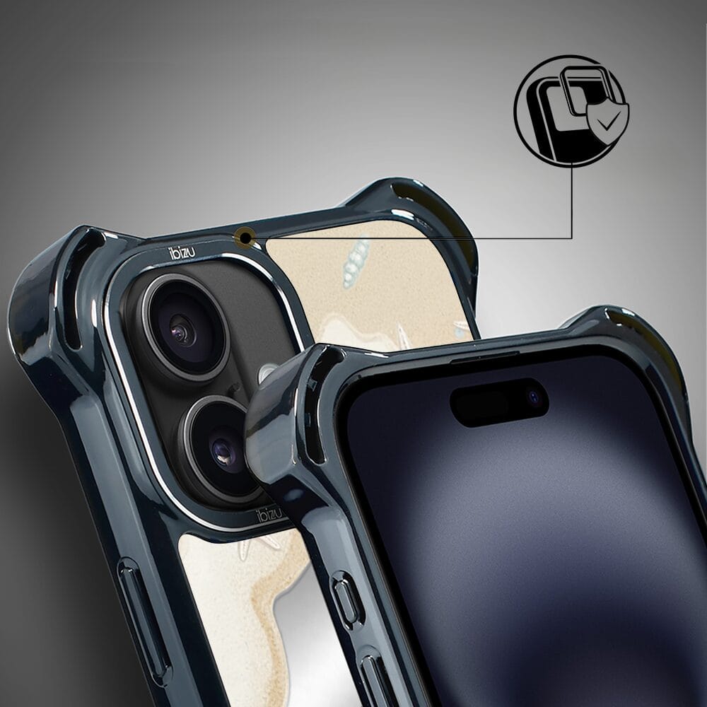 Etui do iPhone 16 IBIZU DropGuard Ultra z MagSafe, Reflect, Plażowe lustro - obrazek 3
