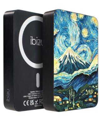 Powerbank IBIZU MagPower 10k do iPhone z MagSafe, solidny, aluminiowy, 10 000 mAh, Van Gogh