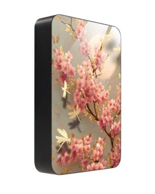 Powerbank IBIZU MagPower 10k do iPhone z MagSafe, solidny, aluminiowy, 10 000 mAh, Taniec sakury